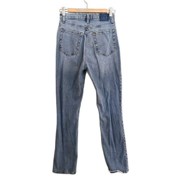 Abercrombie & Fitch 90s Slim Straight High Rise Jeans Size 2 Curve Love - Picture 2 of 8
